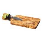 Olive Wood Cheese Board Set