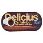 Delicius MSC Cantabrian Anchovy Fillets in Olive Oil 28g
