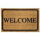 Welcome Stencilled Coir Doormat - 50 x 80cm