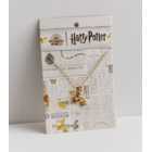 Gold Harry Potter Hufflepuff Pendant Necklace