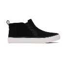 TOMS Black Suede Slip On Trainers