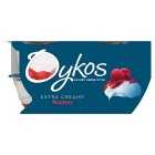 Oykos Luxury Raspberry Greek Yogurt Dessert, 4x110g