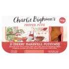 Charlie Bigham's Cherry Bakewell Puddings, 2x110g