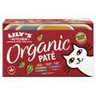 Lily's Kitchen Organic Paté Mixed Multipack Wet Food for Cats, 8x85g