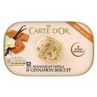 Carte D'or Vanilla & Cinnamon Biscuit Ice Cream Tub 900ml