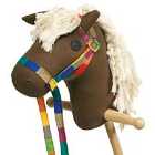Jumper The Wooden Hobby Horse With A Soft Cotton Head - Dark Brown