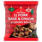 Morrisons 12 Pork, Sage & Onion Stuffing Balls 600g