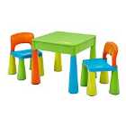 Liberty House Toys Kids 5 in 1 Multipurpose Activity Table & 2 Chairs - Multicoloured