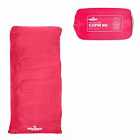 Milestone Camping Single Envelope Sleeping Bag - Pink