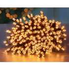 750 LED Treebrights Vintage Gold Multi-action 18.7M Lit Length Green Cable