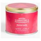 John Lewis Red Tin Candle, each