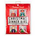 Talking Tables Christmas Day Bibs, each