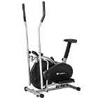 Tectake Cross Trainer & Exercise Bike With Lcd Display Black