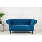 Birlea Chester 2 Seater Sofa Midnight Blue