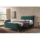 Birlea King Clover Fabric Bed Green