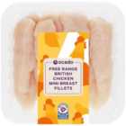 Ocado Free Range British Chicken Breast Mini Fillets 350g