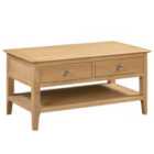 Julian Bowen Cotswold Coffee Table With 2 Drawers