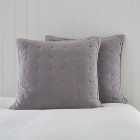 Dorma Adeena Grey Continental Pillowcase