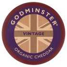 Godminster Vintage Organic British Cheddar Round Cheese, 400g