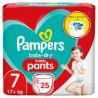 Pampers Baby Dry Pants Size 7 17+kg, 25s