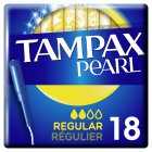 Tampax Pearl Regular Tampons With Applicator, 18s