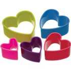 Heart Shaped Cookie Cutters 5 per pack