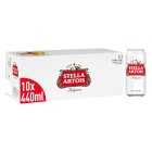 Stella Artois Premium Lager Beer Cans Large Pack, 10x440ml