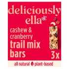 Deliciously Ella Gluten Free & Vegan Cashew Berry Bars, 3x40g