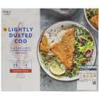 M&S 4 Lightly Dusted Cod Fillets Frozen 450g