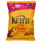KETTLE Chips Mature Cheddar & Red Onion 130g