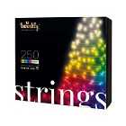 Twinkly Strings 20m 250 Smart LED Lights - Multicoloured/Warm White/Clear Wire