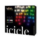 Twinkly Icicle 190 Smart LED Icicle Lights - Multicoloured/Warm White