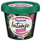 Philadelphia Intense Garlic & Herb Soft Cream Cheese 140g