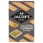Jacob's Flatbreads Salt & Pepper Crackers, 150g