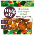 Higgidy Spinach & Red Pepper Mini Muffins 160g