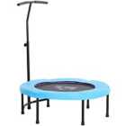 HOMCOM 39'' Kids Mini Trampoline Stability Rebounder Jumper With Handle Toy Fitness