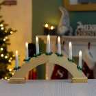 The Christmas Workshop 70859 Wooden Arched Christmas Candle Bridge