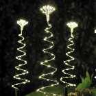 The Christmas Workshop 50cm Spiral Pathway Stake Lights