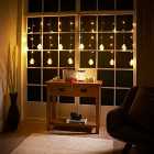The Christmas Workshop 71629 Mains Operated Bulb Style Curtain Lights