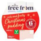 Morrisons Free From Rich Fruit Christmas Pudding 100g