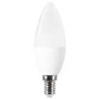 Wickes Non-Dimmable Opal LED E14 Candle 7.2W Warm White Light Bulb - Pack of 4