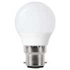 Wickes Non-Dimmable Mini Globe LED B22 2.2W Warm White Light Bulb
