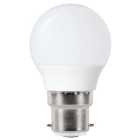 Wickes Non-Dimmable Mini Globe LED B22 4.9W Warm White Light Bulb
