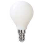 Wickes Non-Dimmable Mini Globe LED E14 3.4W Warm White CCT Light Bulb