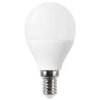 Wickes Non-Dimmable Mini Globe LED E14 7.3W Warm White Light Bulb