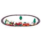 Musical Christmas Train Set 39 Piece Premier Toy Train With Working Headlight