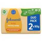 Johnson's Baby Honey Soap Duo Pack, 2x90g