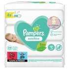 Pampers Sensitive Baby Wipes, 4x52s