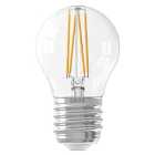 Calex Smart Clear Filament E27 4.9W Ball Light Bulb