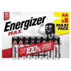 Energizer Max Alkaline AA 8 per pack